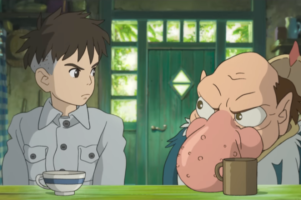 el niño y la garza mirada película Miyazaki Frame